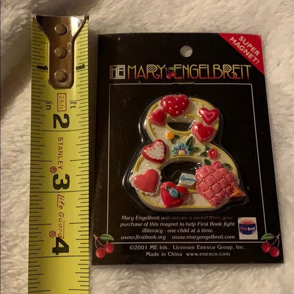 Mary Engelbreit Enseco Super Magnet #8(Eight) - Picture 2 of 2
